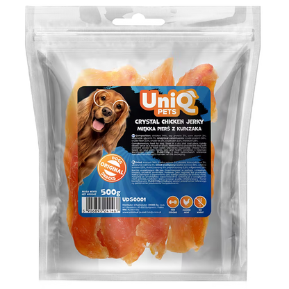 UniQ poslastice za pse, sušena piletina