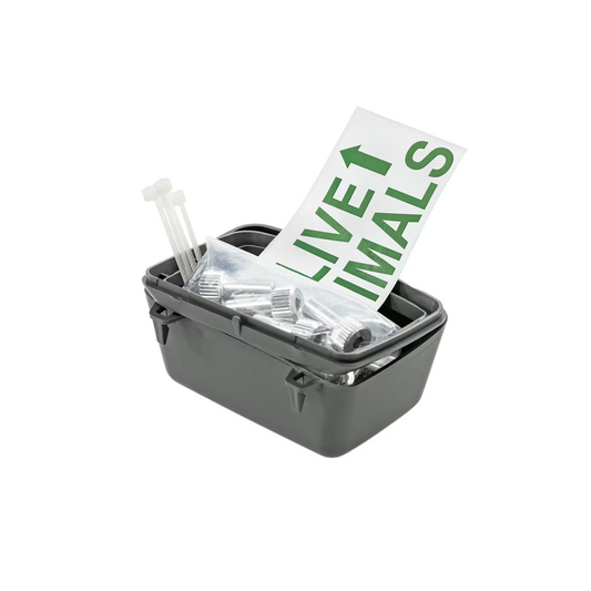 MPS FLYSAFE set za avionski transport, sa kaišem, nalepnicama, šrafovima i dozatorom za hranu, za SKUDO modele 4–5–6–7