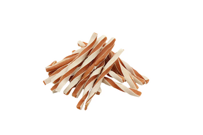 UniQ poslastice za pse, 500g, sendvič-uvijeni štapići od piletine i bakalara