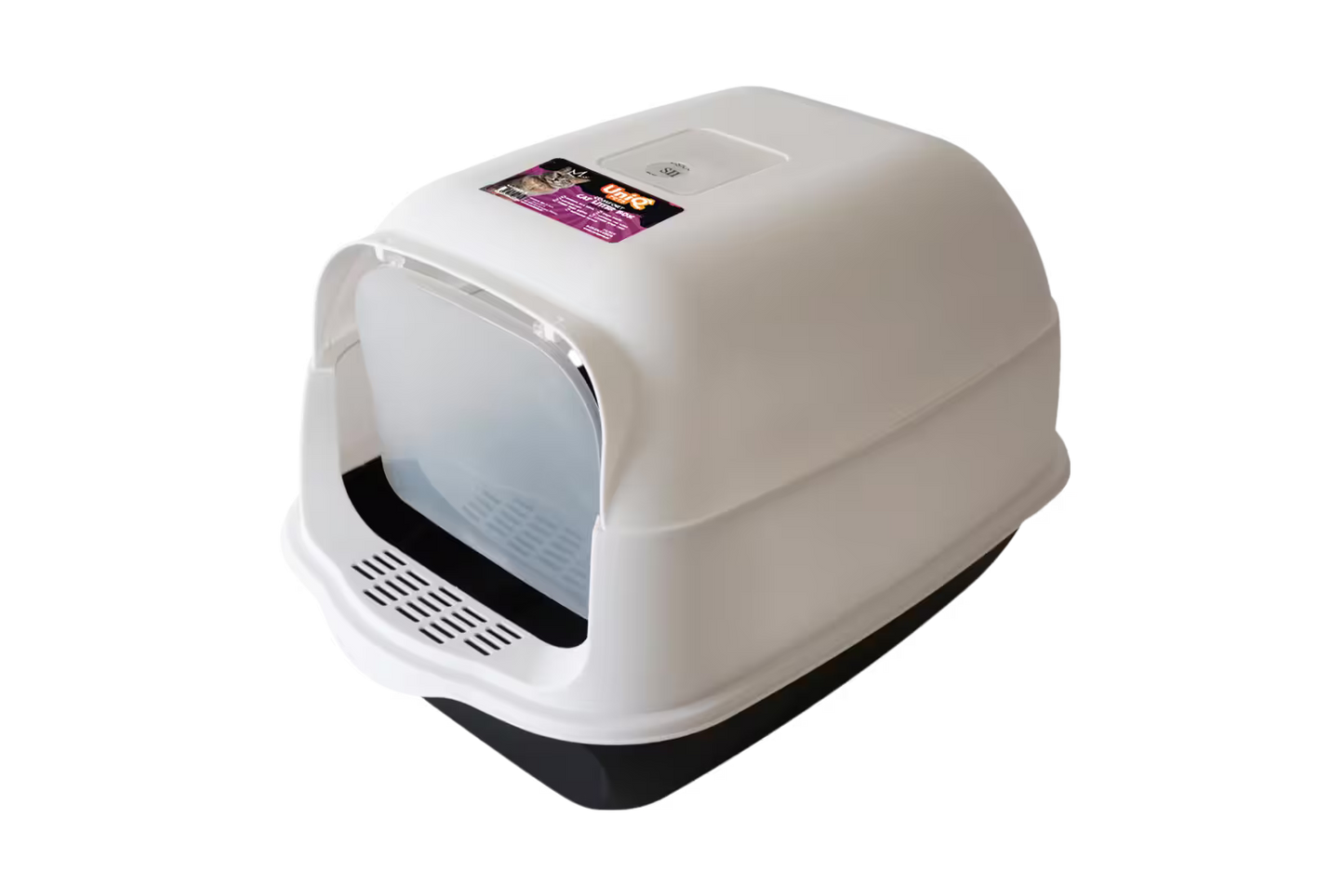 UniQ zatvoreni toalet za mačke, sa lopaticom, 50×35×33cm