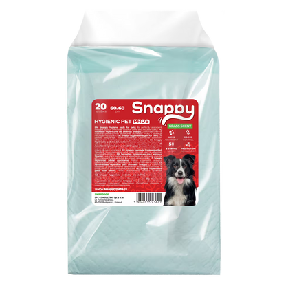 SNAPPY higijenske podloge za ljubimce, miris zelene trave, 60x60cm, 26 g