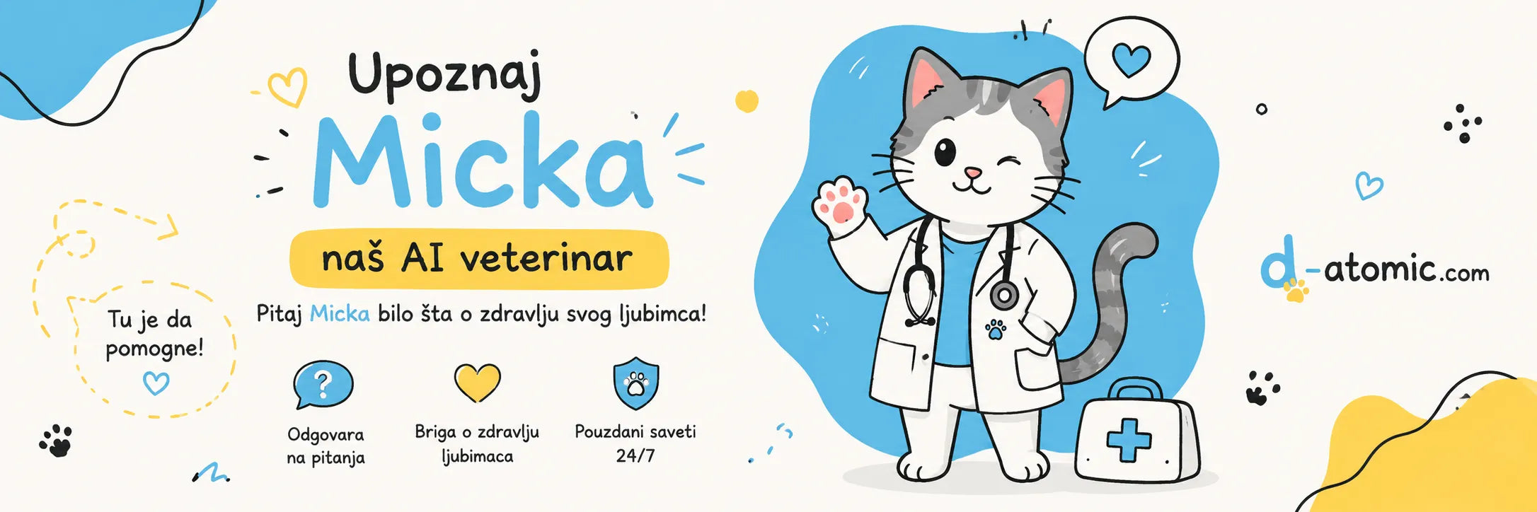 Upoznaj Micka, nas AI veterinar
