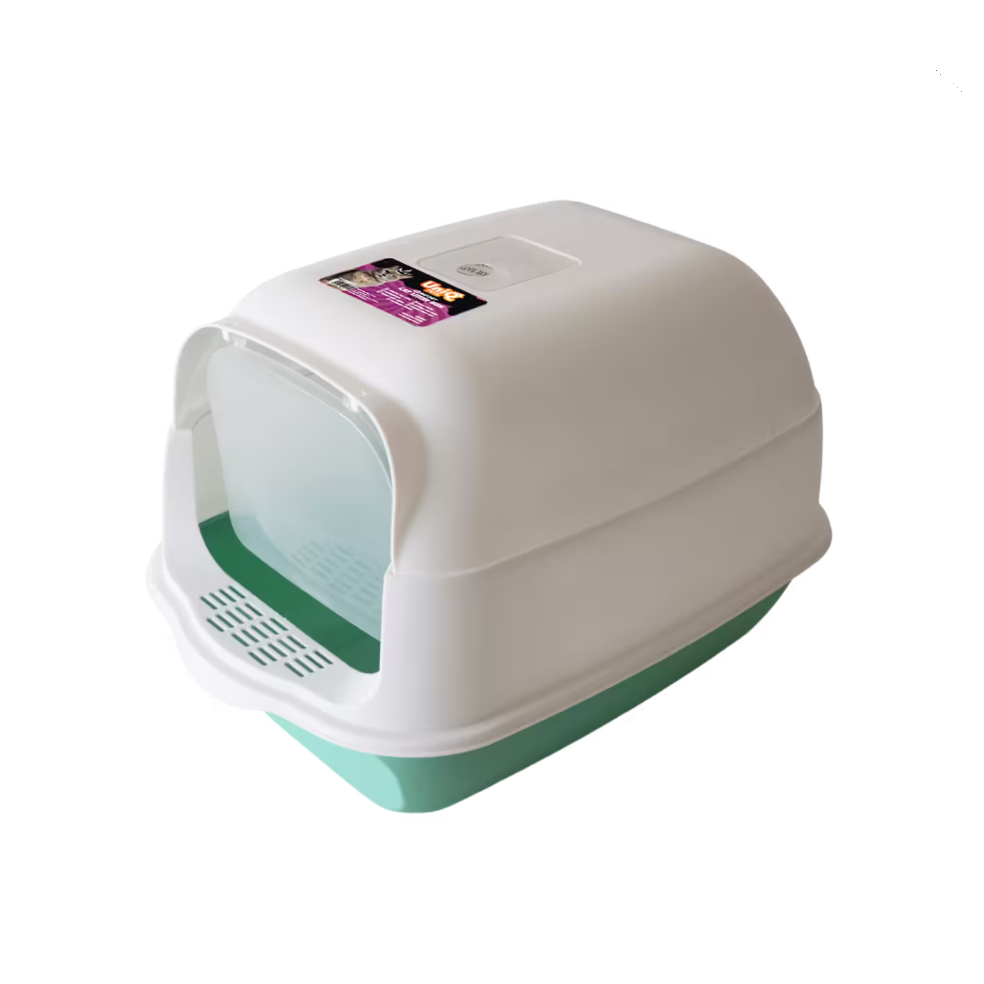 UniQ zatvoreni toalet za mačke, sa lopaticom, 50×35×33cm